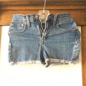 Madewell denim shorts
